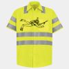 Men's High Visibility Safety Short Sleeve Work Shirt Thumbnail