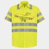 Men's High Visibility Safety Short Sleeve Work Shirt Thumbnail