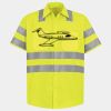 Men's High Visibility Safety Short Sleeve Work Shirt Thumbnail