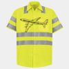 Men's High Visibility Safety Short Sleeve Work Shirt Thumbnail