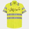 Men's High Visibility Safety Short Sleeve Work Shirt Thumbnail