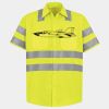 Men's High Visibility Safety Short Sleeve Work Shirt Thumbnail
