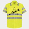 Men's High Visibility Safety Short Sleeve Work Shirt Thumbnail