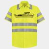 Men's High Visibility Safety Short Sleeve Work Shirt Thumbnail