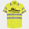 Men's High Visibility Safety Short Sleeve Work Shirt Thumbnail