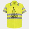Men's High Visibility Safety Short Sleeve Work Shirt Thumbnail