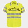 Men's High Visibility Safety Short Sleeve Work Shirt Thumbnail