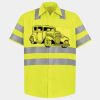 Men's High Visibility Safety Short Sleeve Work Shirt Thumbnail