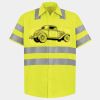 Men's High Visibility Safety Short Sleeve Work Shirt Thumbnail