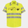 Men's High Visibility Safety Short Sleeve Work Shirt Thumbnail