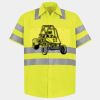 Men's High Visibility Safety Short Sleeve Work Shirt Thumbnail
