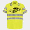 Men's High Visibility Safety Short Sleeve Work Shirt Thumbnail