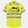 Men's High Visibility Safety Short Sleeve Work Shirt Thumbnail