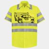 Men's High Visibility Safety Short Sleeve Work Shirt Thumbnail