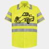 Men's High Visibility Safety Short Sleeve Work Shirt Thumbnail