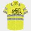 Men's High Visibility Safety Short Sleeve Work Shirt Thumbnail