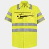 Men's High Visibility Safety Short Sleeve Work Shirt Thumbnail