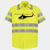 Men's High Visibility Safety Short Sleeve Work Shirt Thumbnail