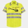 Men's High Visibility Safety Short Sleeve Work Shirt Thumbnail