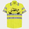 Men's High Visibility Safety Short Sleeve Work Shirt Thumbnail