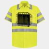 Men's High Visibility Safety Short Sleeve Work Shirt Thumbnail