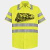 Men's High Visibility Safety Short Sleeve Work Shirt Thumbnail