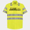 Men's High Visibility Safety Short Sleeve Work Shirt Thumbnail
