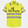 Men's High Visibility Safety Short Sleeve Work Shirt Thumbnail