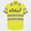 Men's High Visibility Safety Short Sleeve Work Shirt Thumbnail