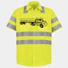 Men's High Visibility Safety Short Sleeve Work Shirt Thumbnail