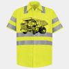 Men's High Visibility Safety Short Sleeve Work Shirt Thumbnail