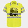 Men's High Visibility Safety Short Sleeve Work Shirt Thumbnail