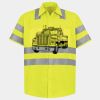 Men's High Visibility Safety Short Sleeve Work Shirt Thumbnail