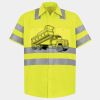 Men's High Visibility Safety Short Sleeve Work Shirt Thumbnail