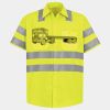Men's High Visibility Safety Short Sleeve Work Shirt Thumbnail
