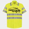 Men's High Visibility Safety Short Sleeve Work Shirt Thumbnail