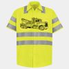 Men's High Visibility Safety Short Sleeve Work Shirt Thumbnail