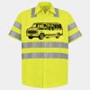 Men's High Visibility Safety Short Sleeve Work Shirt Thumbnail