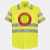 Men's High Visibility Safety Short Sleeve Work Shirt Thumbnail
