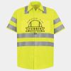 Men's High Visibility Safety Short Sleeve Work Shirt Thumbnail