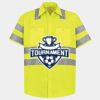 Men's High Visibility Safety Short Sleeve Work Shirt Thumbnail