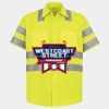 Men's High Visibility Safety Short Sleeve Work Shirt Thumbnail