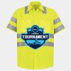 Men's High Visibility Safety Short Sleeve Work Shirt Thumbnail