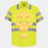 Men's High Visibility Safety Short Sleeve Work Shirt Thumbnail