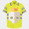 Men's High Visibility Safety Short Sleeve Work Shirt Thumbnail