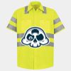 Men's High Visibility Safety Short Sleeve Work Shirt Thumbnail