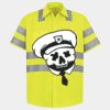 Men's High Visibility Safety Short Sleeve Work Shirt Thumbnail