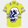Men's High Visibility Safety Short Sleeve Work Shirt Thumbnail