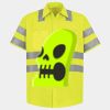 Men's High Visibility Safety Short Sleeve Work Shirt Thumbnail
