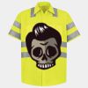 Men's High Visibility Safety Short Sleeve Work Shirt Thumbnail